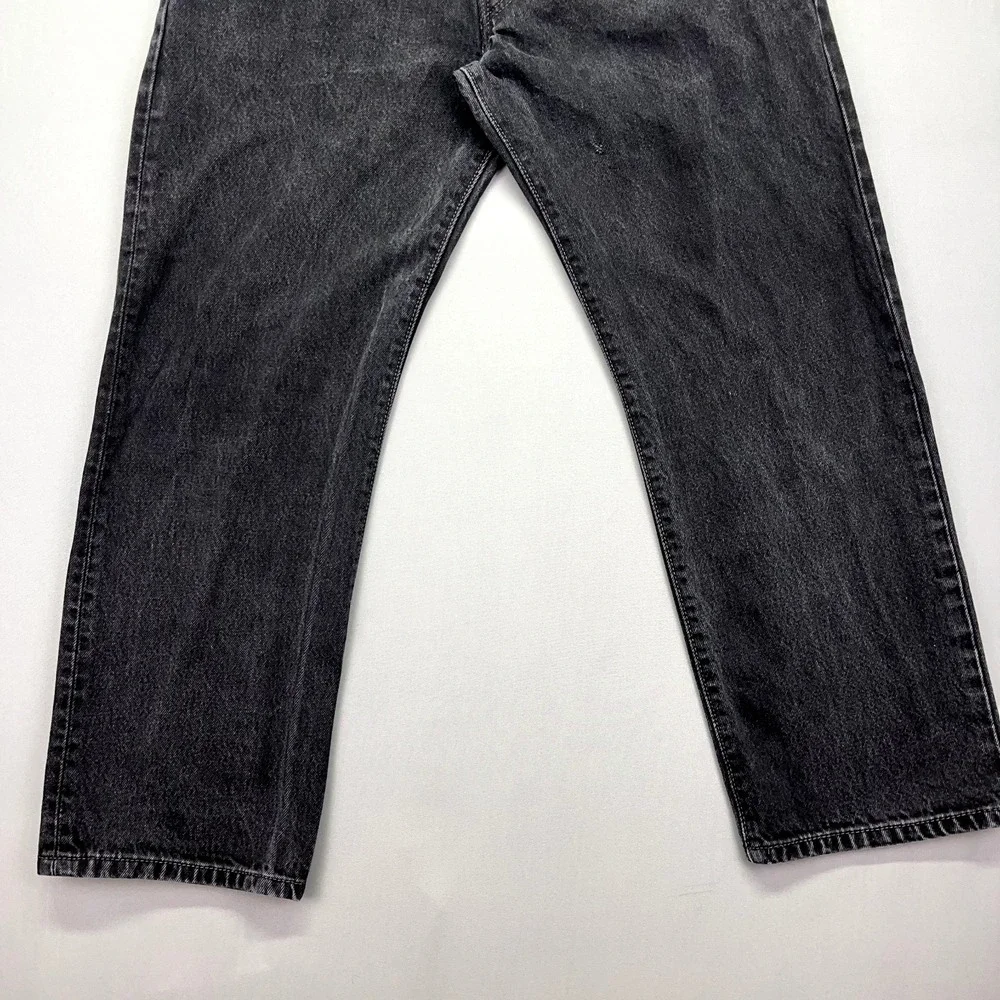 Vintage Levis Jeans Mens Tag 34 (Fit 30) Brown Denim 501 Button Fly Straight Leg